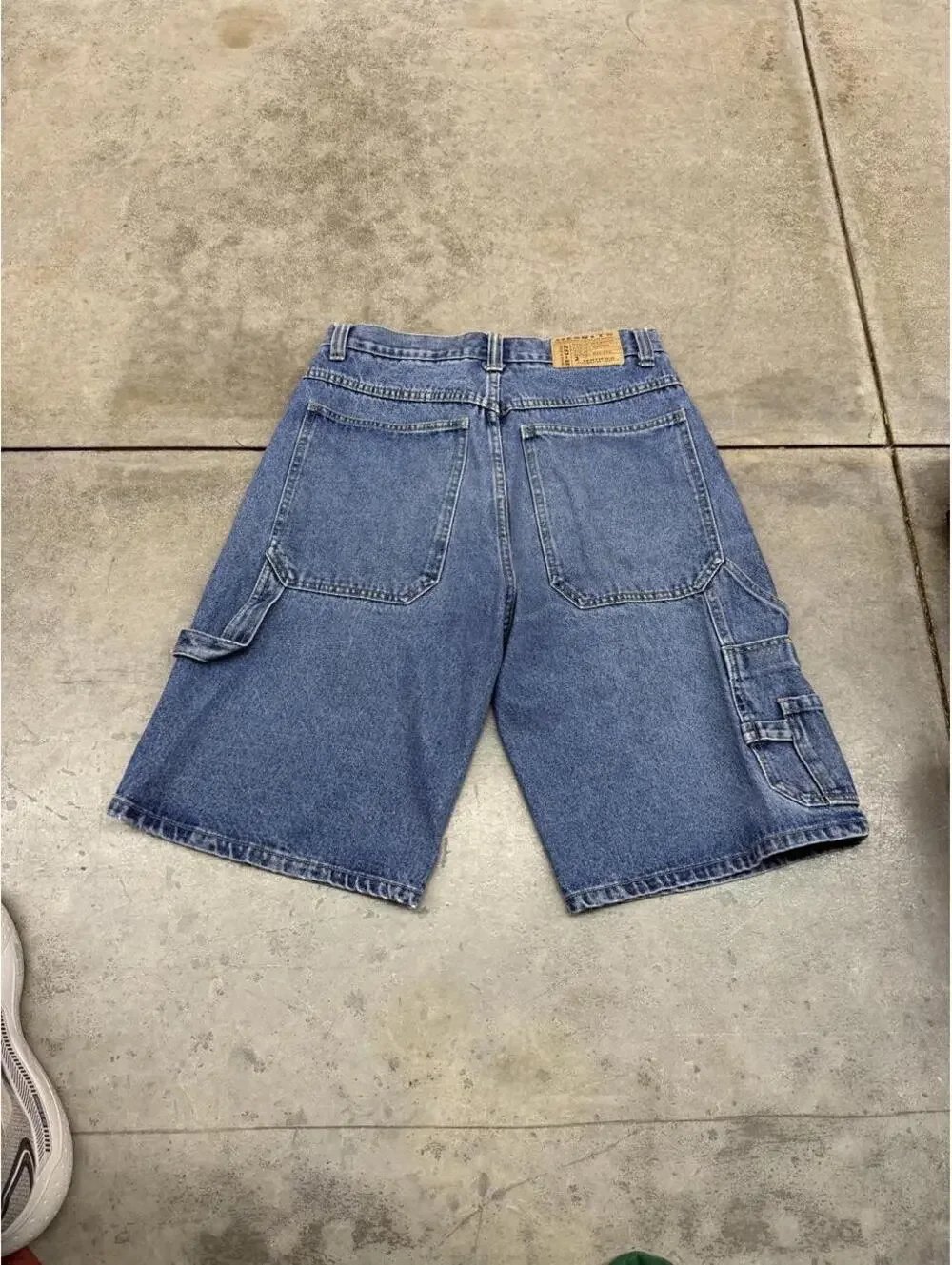 vintage results jeans relaxed baggy fit jean shorts jorts size 32